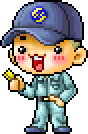 공익요원 웅이 NPC 도트 스프라이트